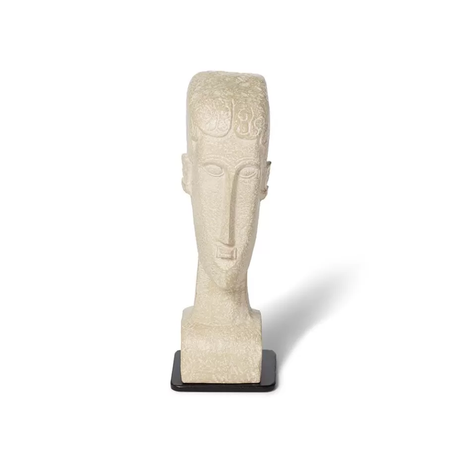 The Met Store Sculpture*Amedeo Modigliani: Medium Stone Tête Sculpture