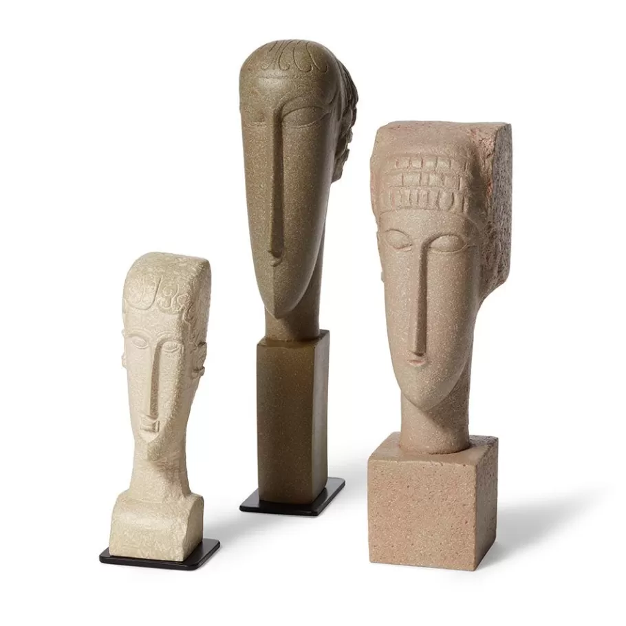 The Met Store Sculpture*Amedeo Modigliani: Tête Sculpture Set