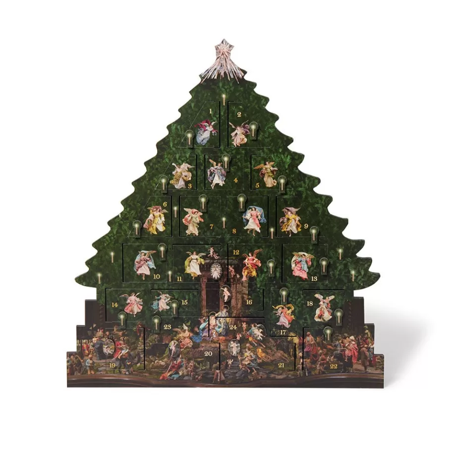 The Met Store Calendars*Angel Tree Wooden Advent Calendar