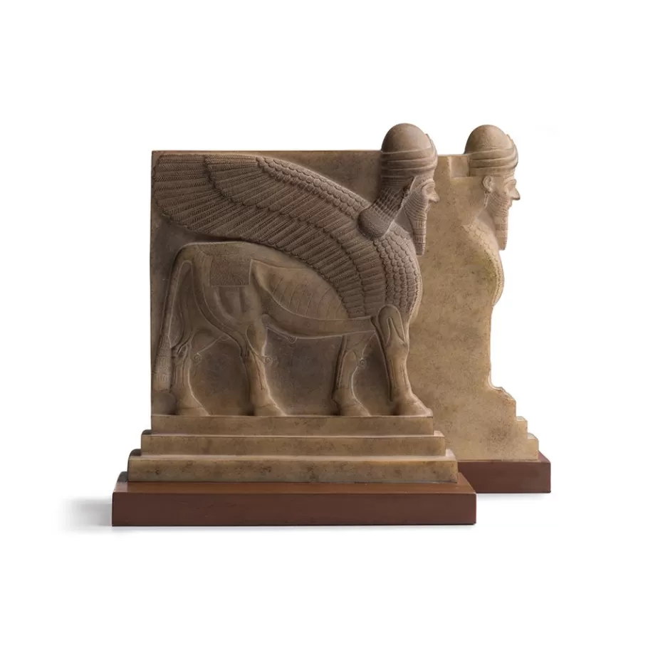 The Met Store Sculpture | Decorative Accents*Assyrian Palace Guard Bookends