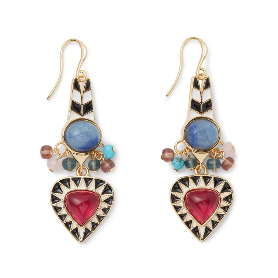 The Met Store Earrings*Atef Crown Statement Drop Earrings