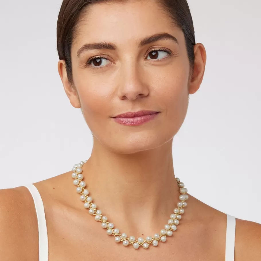 The Met Store Necklaces*Braided Pearl Necklace