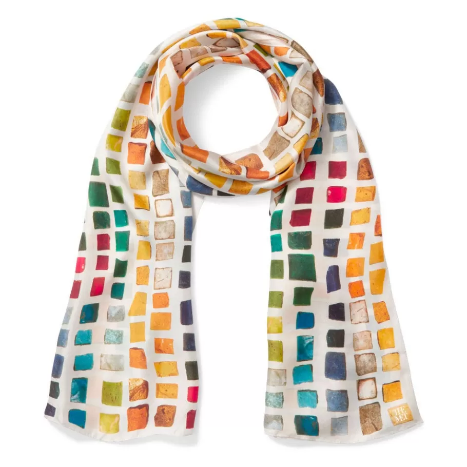 The Met Store Scarves & Wraps*Byzantine Tesserae Oblong Silk Scarf