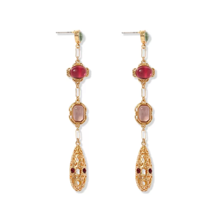 The Met Store Earrings*Cascading Gems Drop Earrings