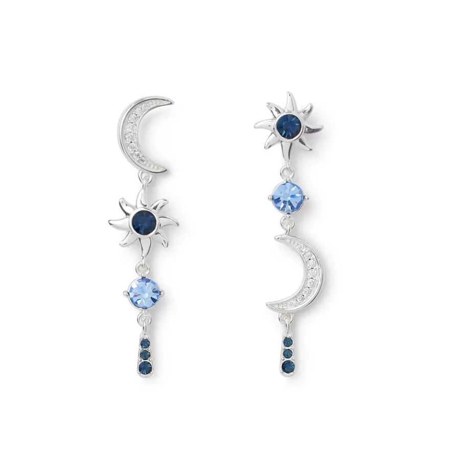 The Met Store Earrings*Celestial Symbols Linear Drop Earrings