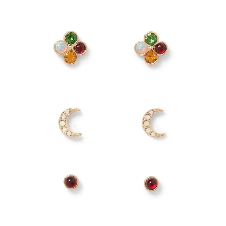 The Met Store Earrings*Celestial Symbols Stellar Stud Earrings Set