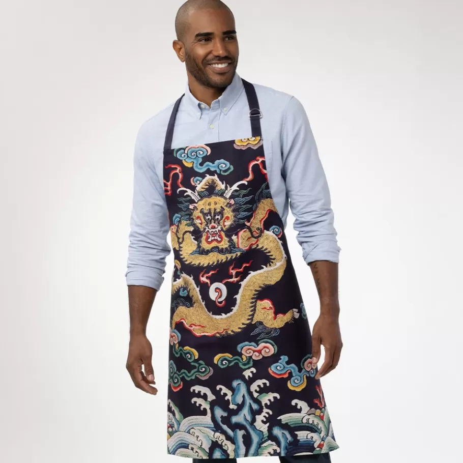 The Met Store Tableware*Chinese Dragon Rank Badge Apron