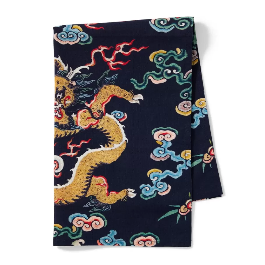 The Met Store Decorative Accents*Chinese Dragon Rank Badge Tea Towel