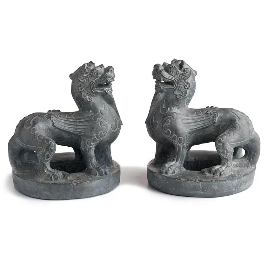 The Met Store Sculpture | Decorative Accents*Chinese Guardian Figure Bookends