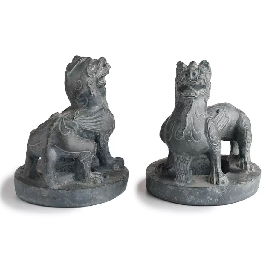 The Met Store Sculpture | Decorative Accents*Chinese Guardian Figure Bookends