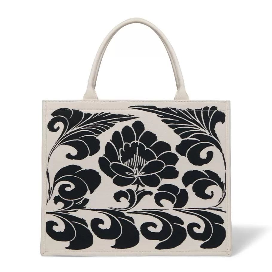 The Met Store Bags*Chinese Peony Oversize Structured Tote