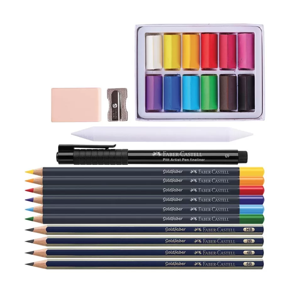 The Met Store Art Supplies & Easels*Creative Studio Try It Box: Dry Mediums