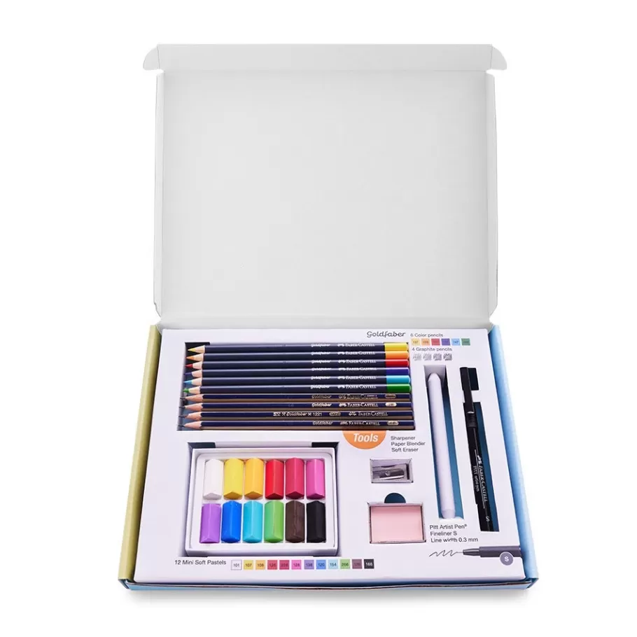 The Met Store Art Supplies & Easels*Creative Studio Try It Box: Dry Mediums