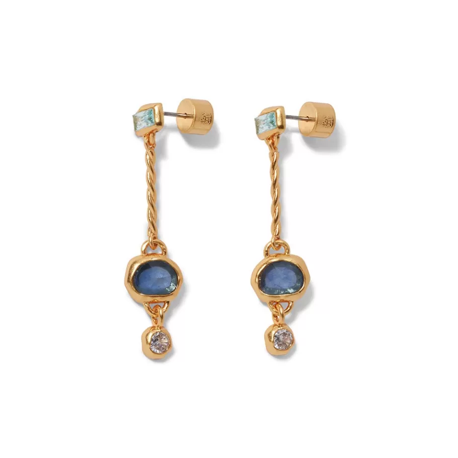 The Met Store Earrings*Cypriot Twist Triple-Drop Earrings