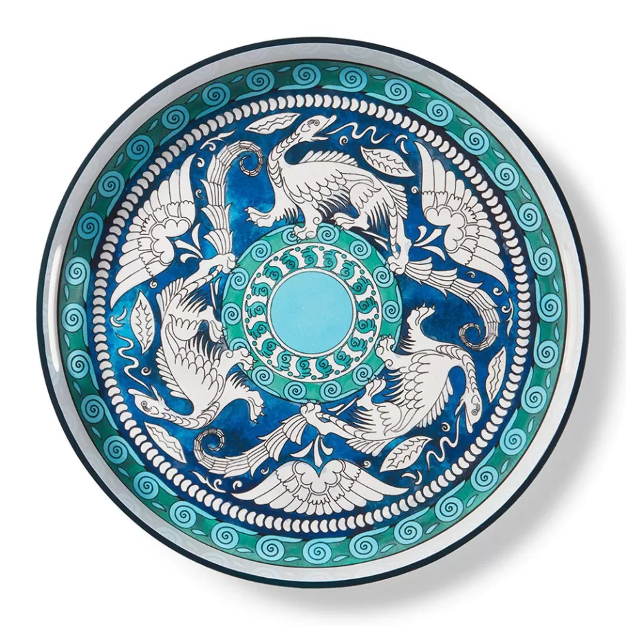 The Met Store Tableware | Decorative Accents*De Morgan Stylized Dragons Lacquer Tray