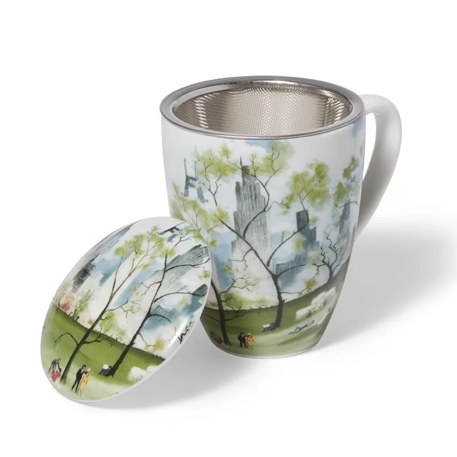 The Met Store Tableware*Dehn Spring in Central Park Covered Mug with Tea Infuser
