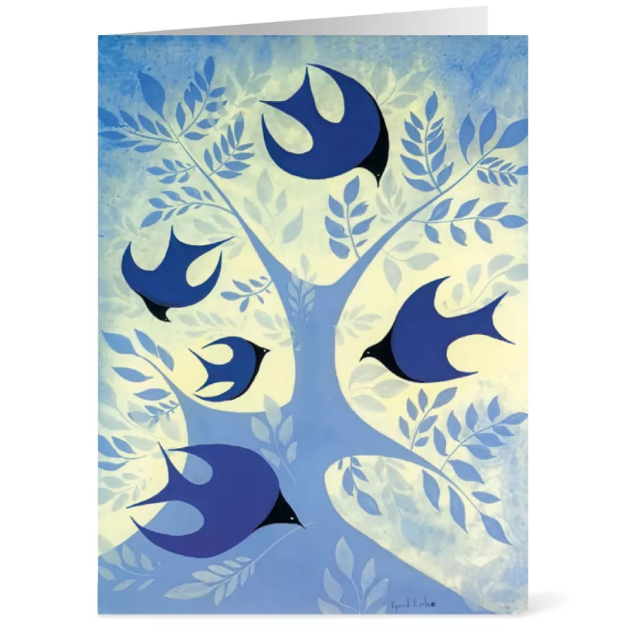 The Met Store Holiday Cards*Earle: Blue Doves of Peace Holiday Cards