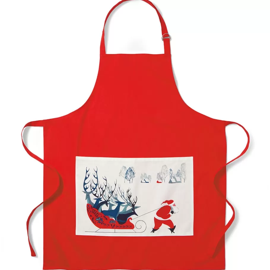 The Met Store Tableware*Earle Santa and Deer Apron with Pocket