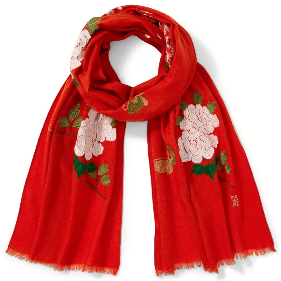 The Met Store Scarves & Wraps*Edo Blossoms and Butterflies Embroidered Shawl