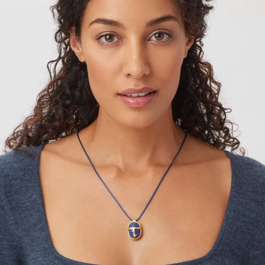 The Met Store Necklaces*Egyptian Heart Scarab Pendant Necklace