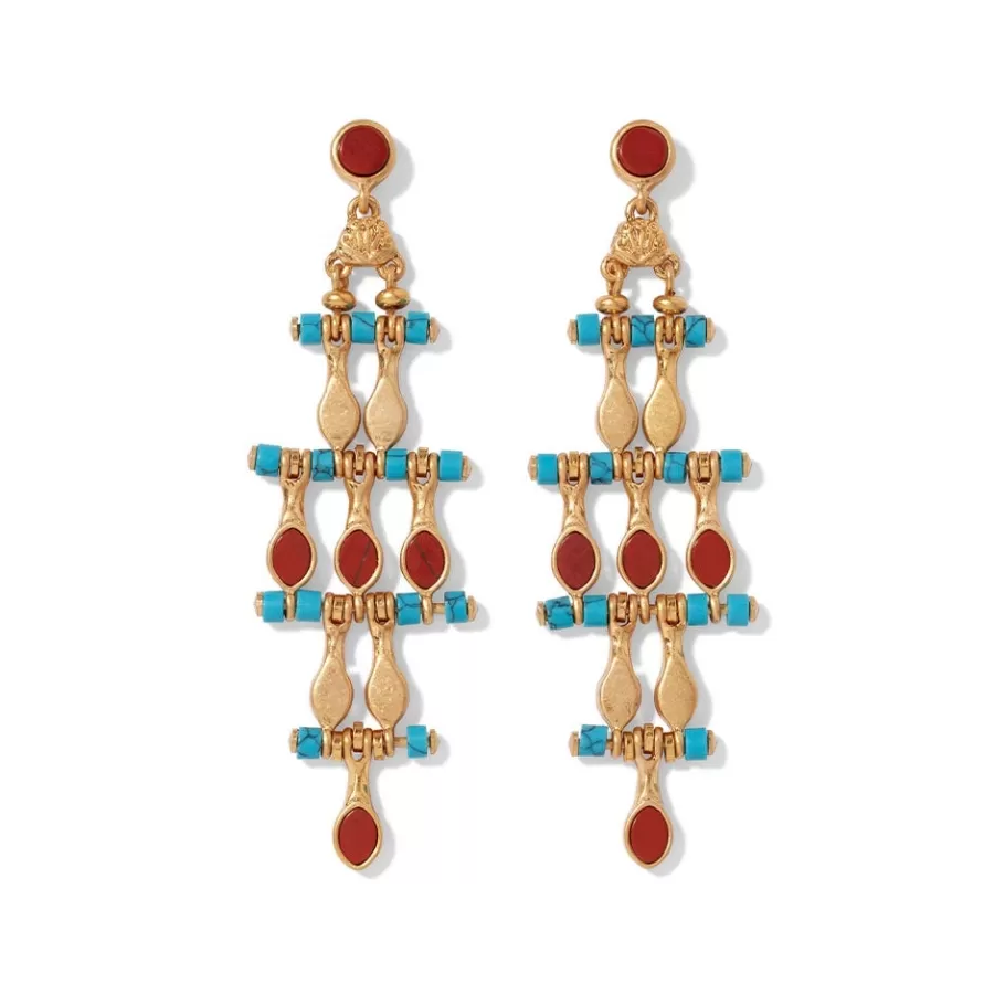 The Met Store Earrings*Egyptian Nefer Amulet Chandelier Earrings