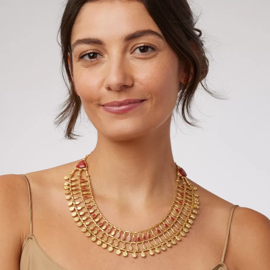 The Met Store Necklaces*Egyptian Nefer Amulet Red Jasper Collar Necklace