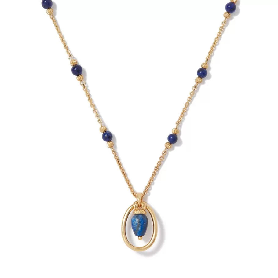 The Met Store Necklaces*Etruscan Lapis Pendant Necklace