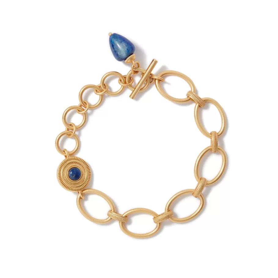 The Met Store Bracelets*Etruscan Lapis T-Bar Bracelet