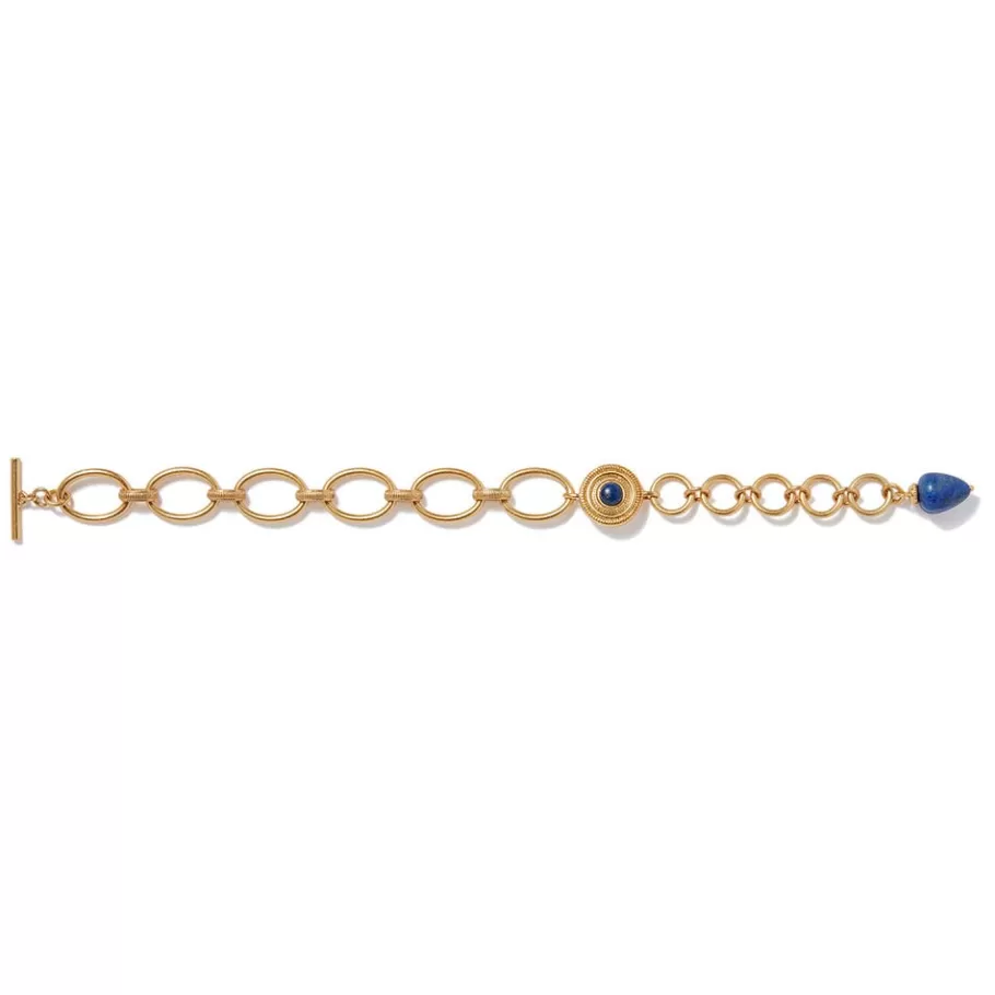 The Met Store Bracelets*Etruscan Lapis T-Bar Bracelet