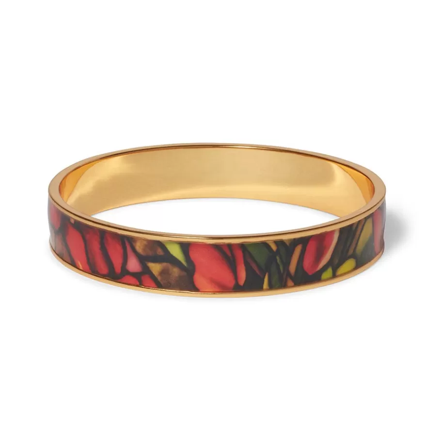 The Met Store Bracelets*Favrile Tulip Enamel Bangle