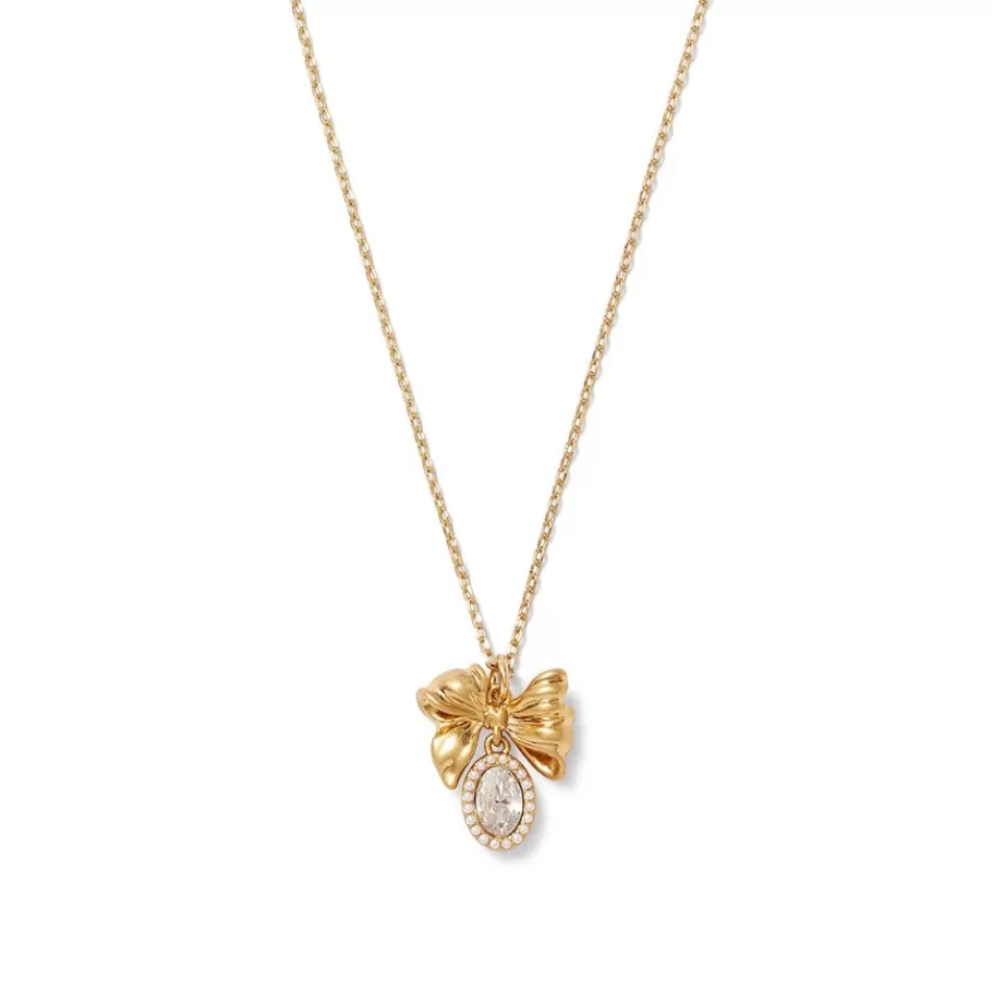 The Met Store Necklaces*French Wreath Bow Pendant Necklace