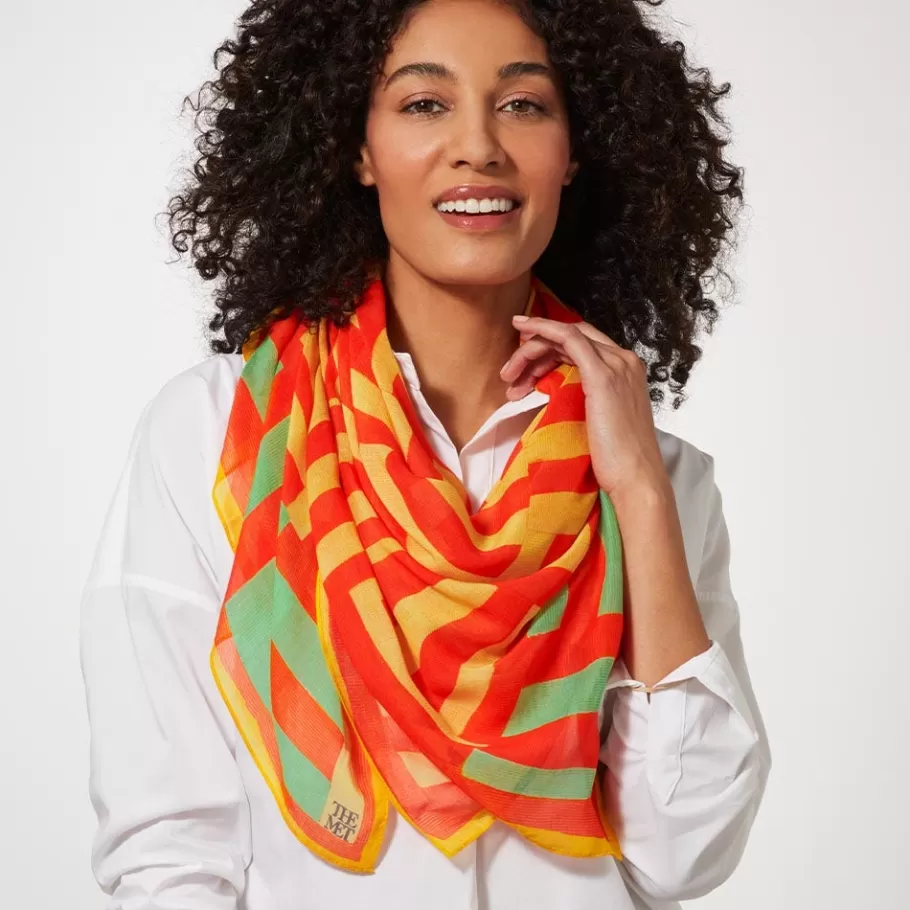 The Met Store Scarves & Wraps*Gee's Bend Kennedy Basket-Weave Oversize Square Scarf