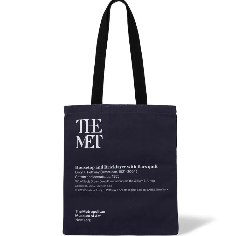 The Met Store Bags*Gee's Bend Pettway Quilt Design Tote