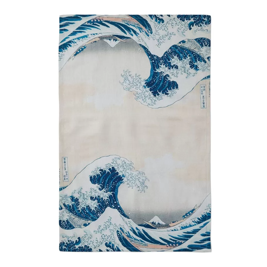 The Met Store Decorative Accents*Hokusai Great Wave Tea Towel