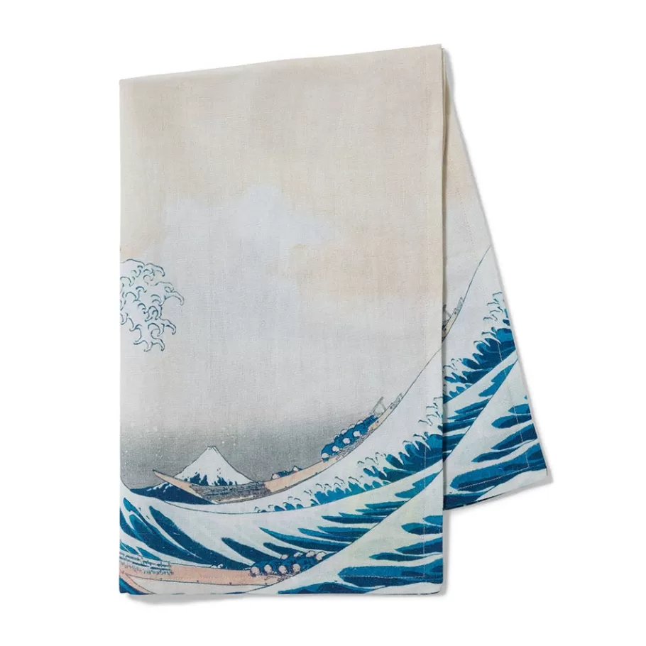 The Met Store Decorative Accents*Hokusai Great Wave Tea Towel