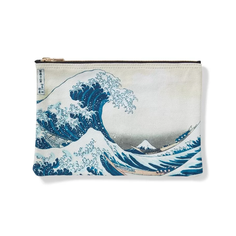 The Met Store Bags*Hokusai Great Wave Zip Pouch