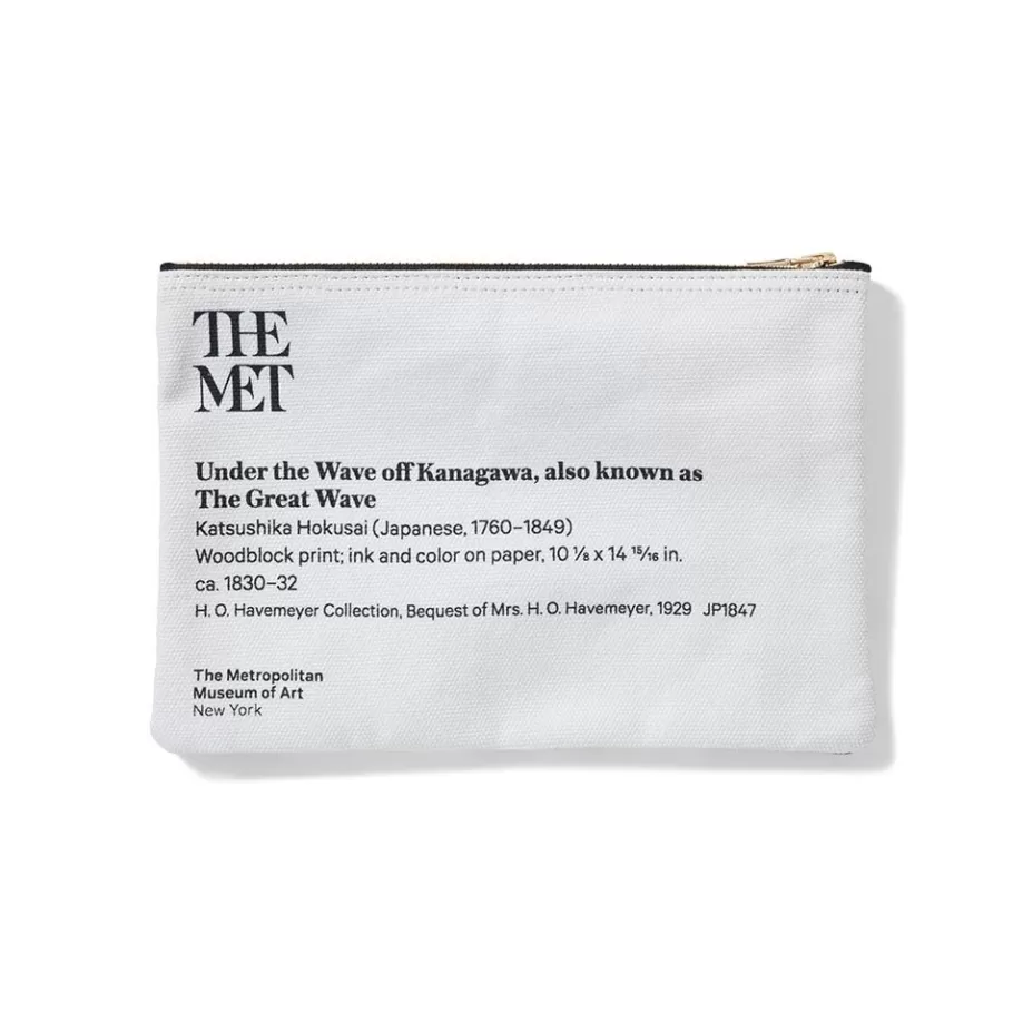 The Met Store Bags*Hokusai Great Wave Zip Pouch