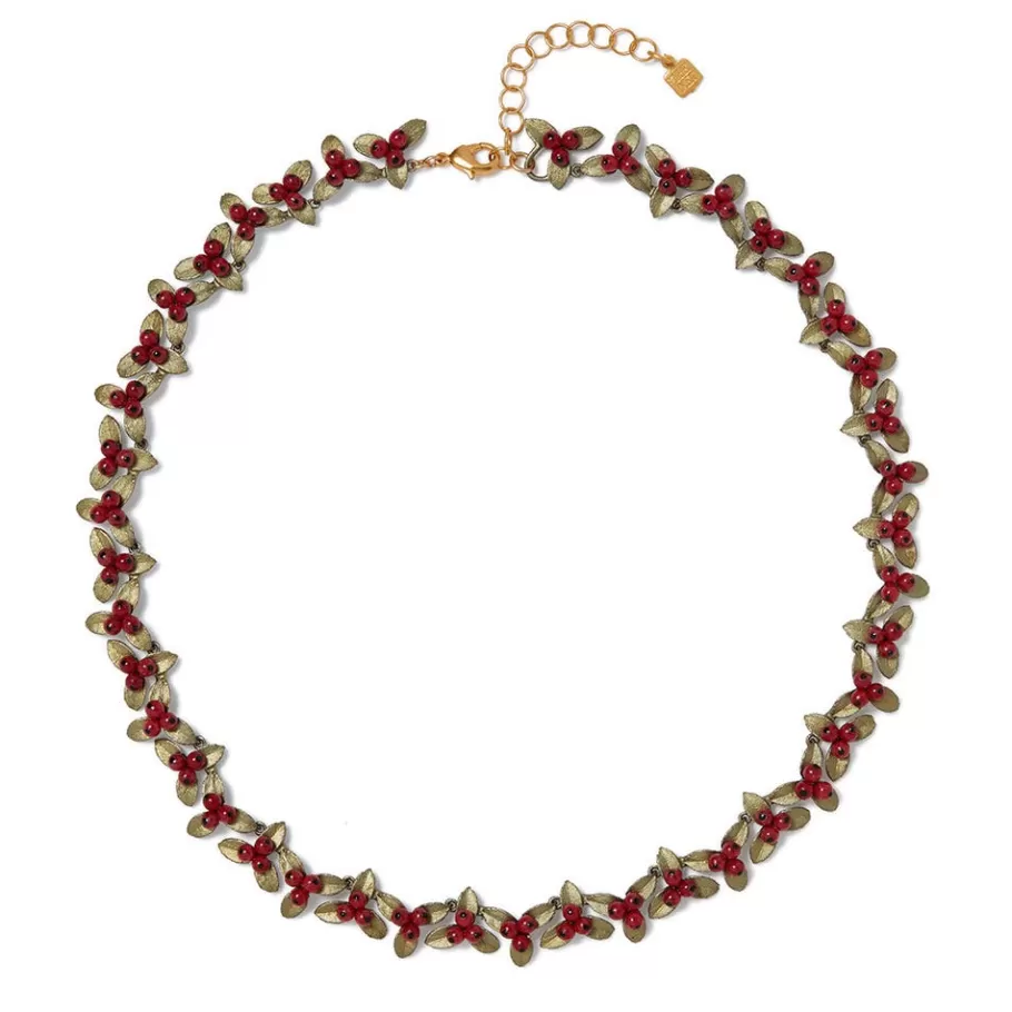 The Met Store Necklaces*Holly Berry Jade Statement Necklace