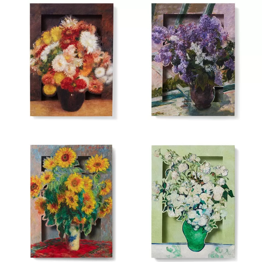 The Met Store Notecards & Correspondence*Impressionist & Post-Impressionist Bouquets Pop-Up Cards