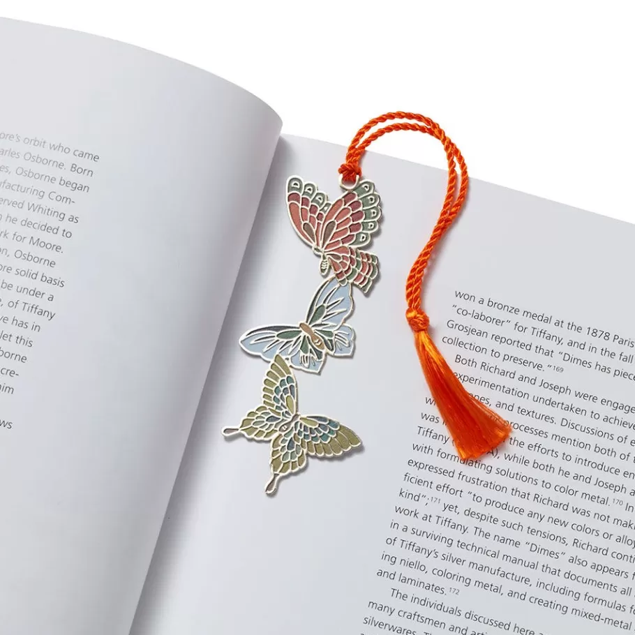 The Met Store Office*Japanese Obi Butterflies Bookmark