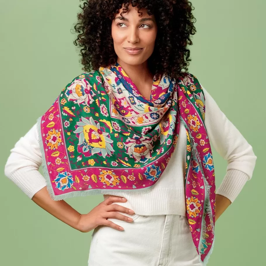 The Met Store Scarves & Wraps*Kashan Carpet Square Scarf