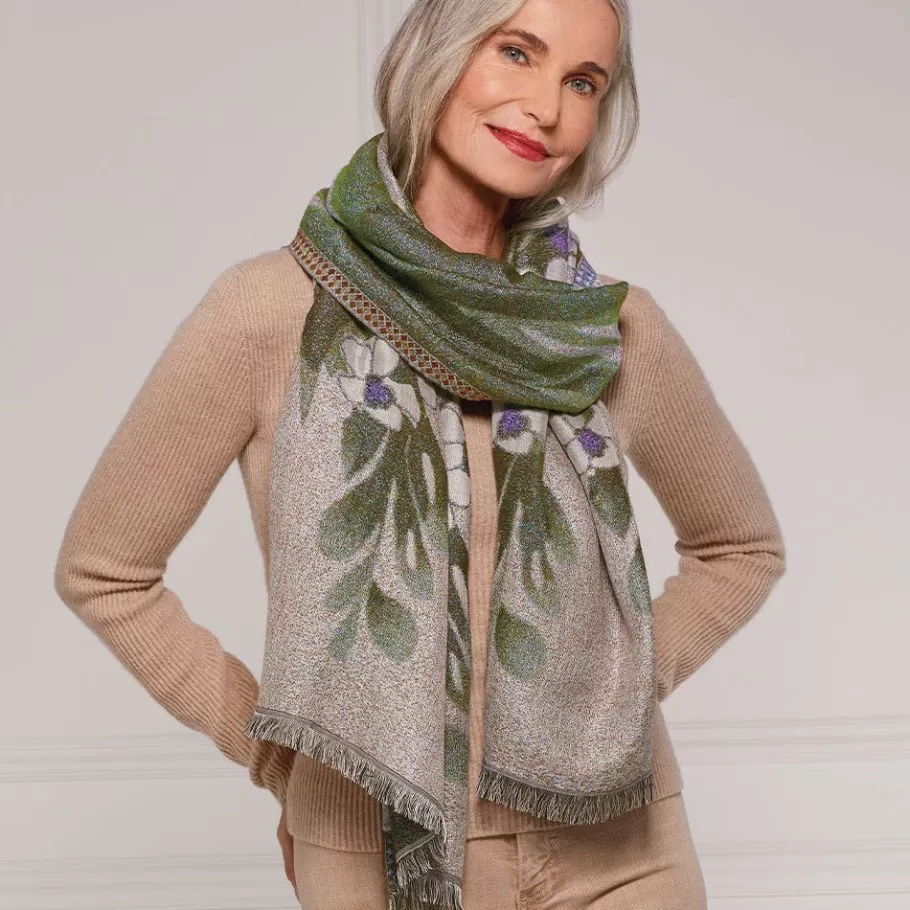 The Met Store Scarves & Wraps*Louis C. Tiffany Gladioli Wool-Blend Shawl