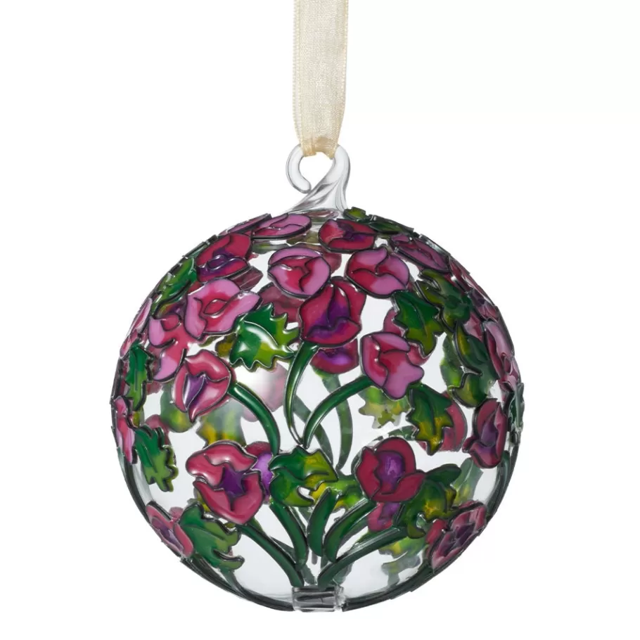 The Met Store Ornaments*Louis C. Tiffany Hollyhocks Cloisonné Ornament