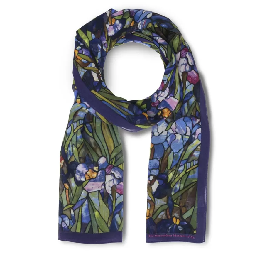 The Met Store Scarves & Wraps*Louis C. Tiffany Irises Oblong Silk Scarf