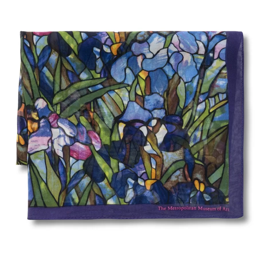 The Met Store Scarves & Wraps*Louis C. Tiffany Irises Oblong Silk Scarf