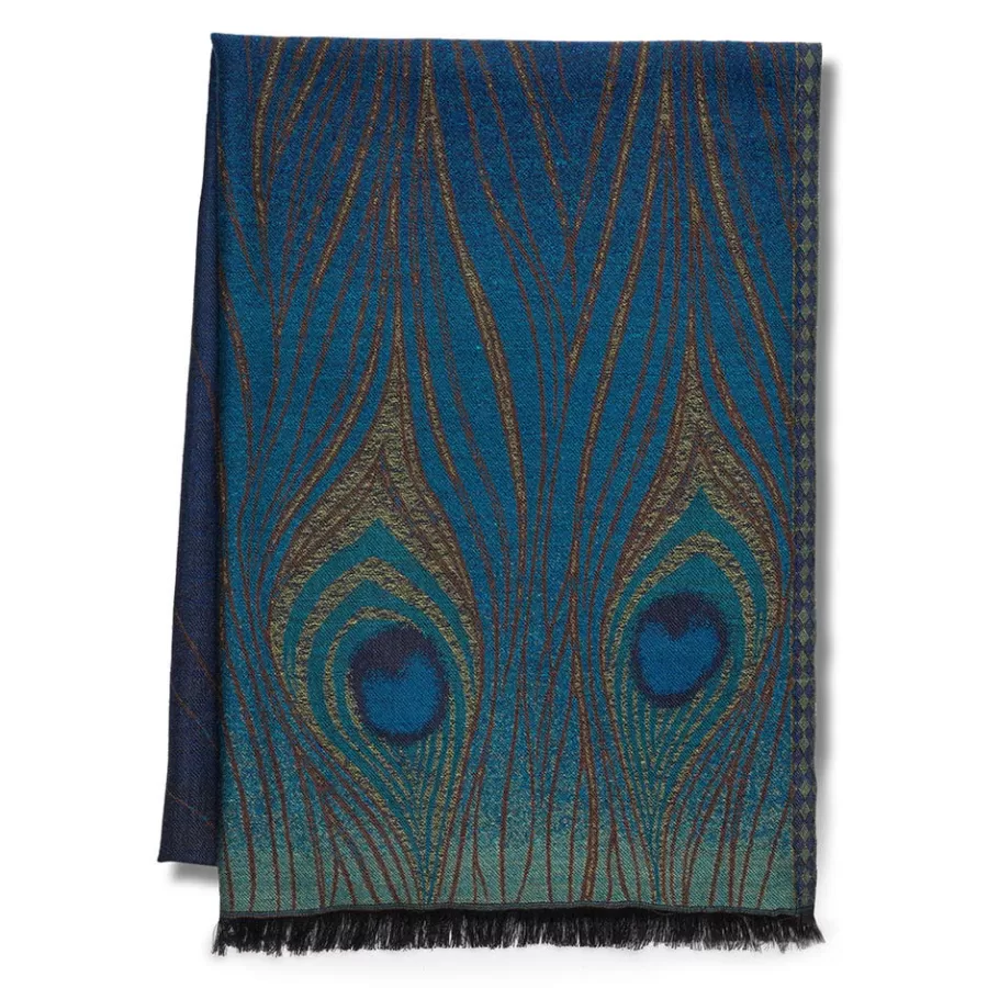 The Met Store Scarves & Wraps*Louis C. Tiffany Peacock Feather Wool-Blend Shawl