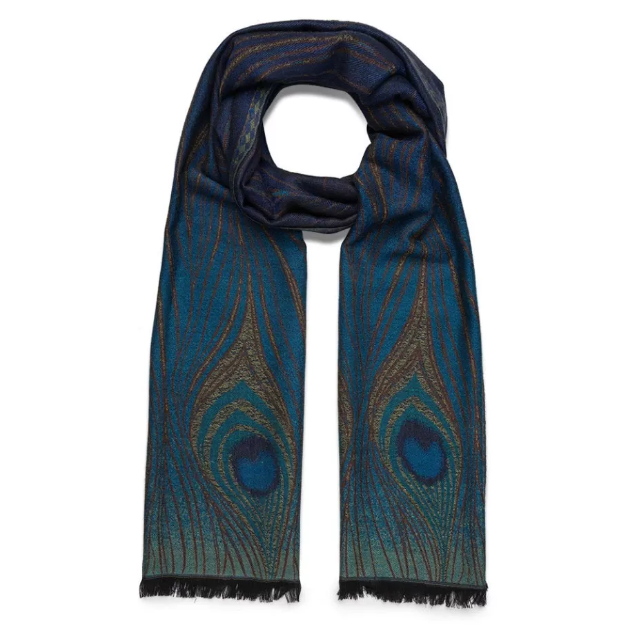 The Met Store Scarves & Wraps*Louis C. Tiffany Peacock Feather Wool-Blend Shawl