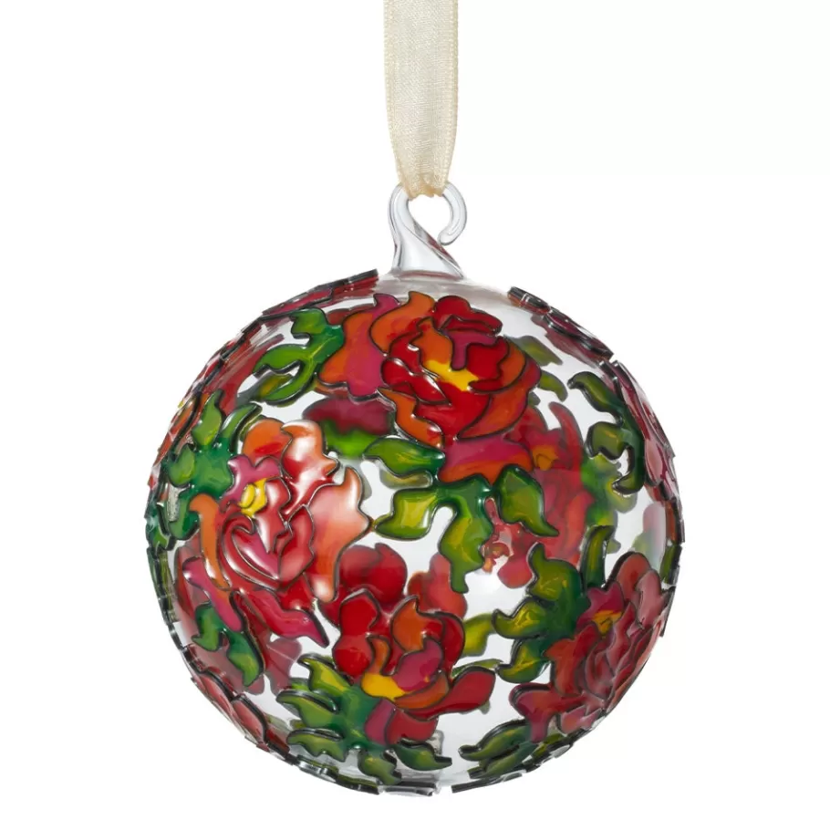 The Met Store Ornaments*Louis C. Tiffany Peonies Cloisonné Ornament