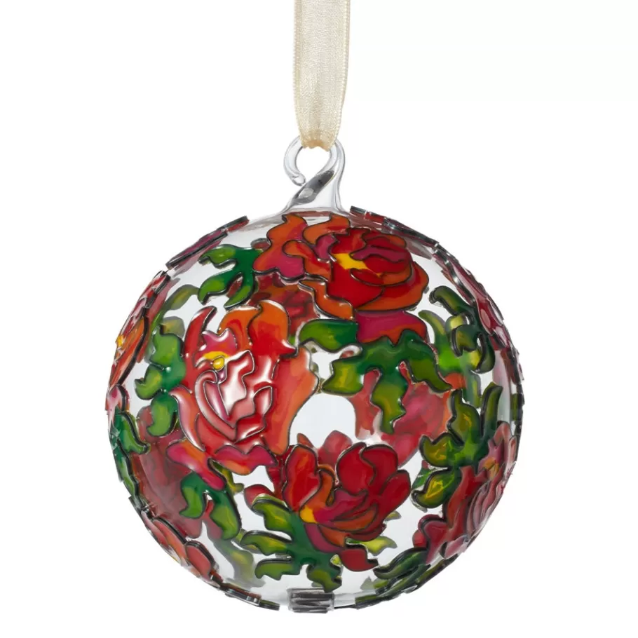 The Met Store Ornaments*Louis C. Tiffany Peonies Cloisonné Ornament