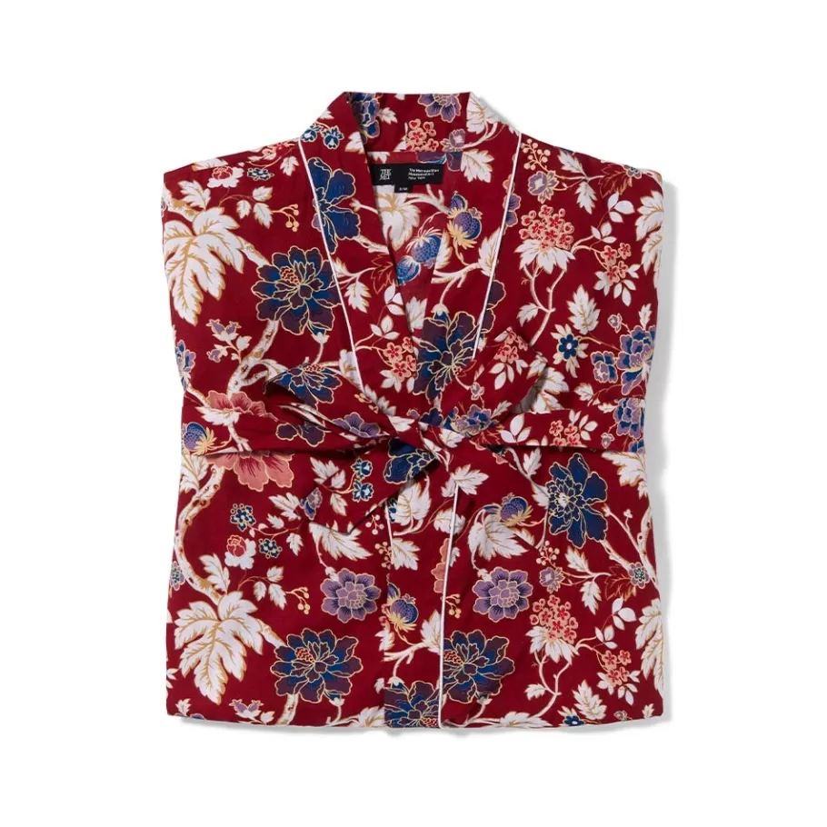 The Met Store Clothing*Lyon Floral Cotton Women's Robe